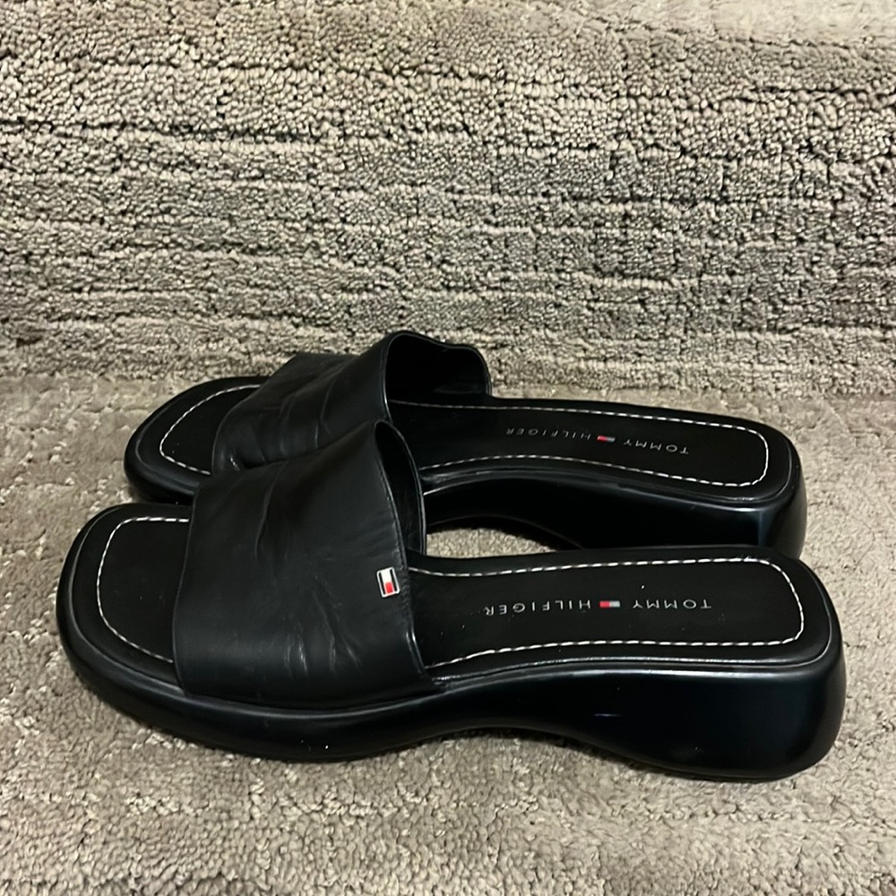 Vintage Tommy Hilfiger Chunky Slide Heels